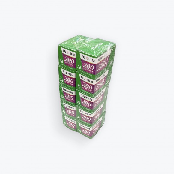 FujiFilm Fujicolor 200 35mm 36 Exposure Colour Print Film (10 PACK)